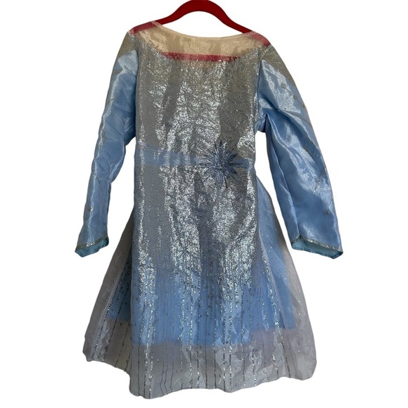 DISNEY Frozen Elsa Blue Lace with Sounds Kids Halloween Dress - Picture 1 of 9